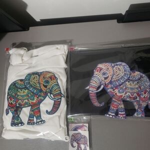 Spiritual Elephant Graphic Design T-Shirt